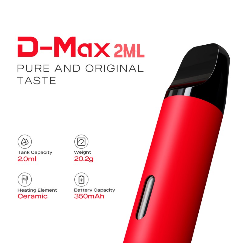 Uw beste cbd hhc-olie wegwerpbare vape-pen - D Max Pen 2.0ml 600 Puffs