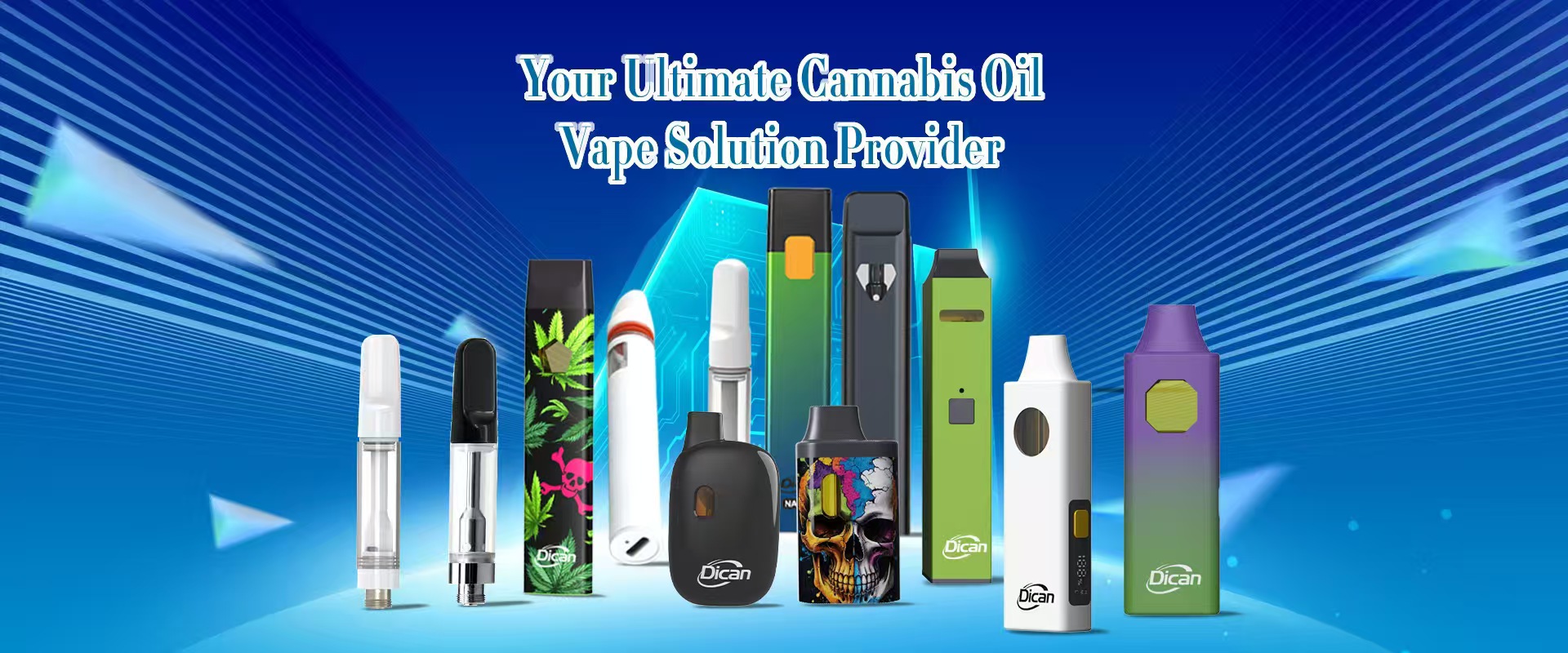 China Cannabis Oil Disposable Vape OEM Fabrikant - Dican Vape