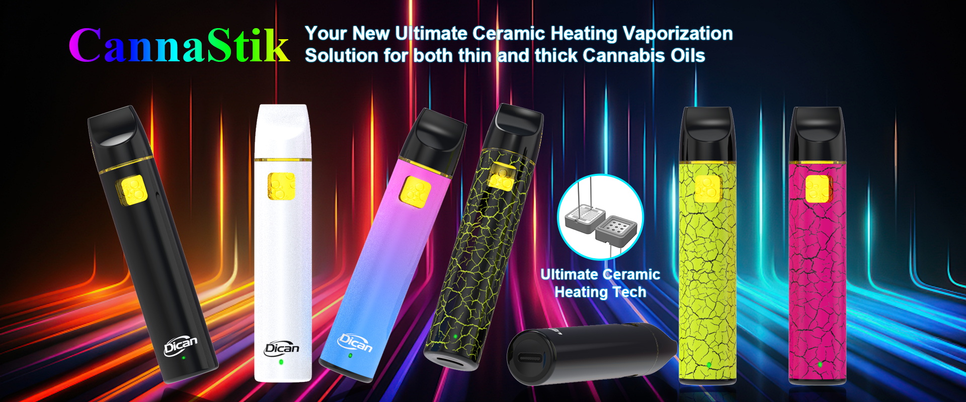 Geen verstopping, postloze THC-olie-vape-pen