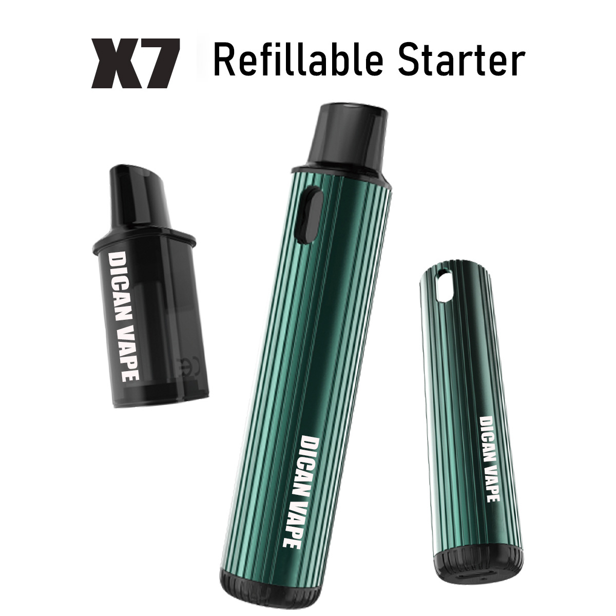 X7 Premium navulbare pod wegwerp vape starter